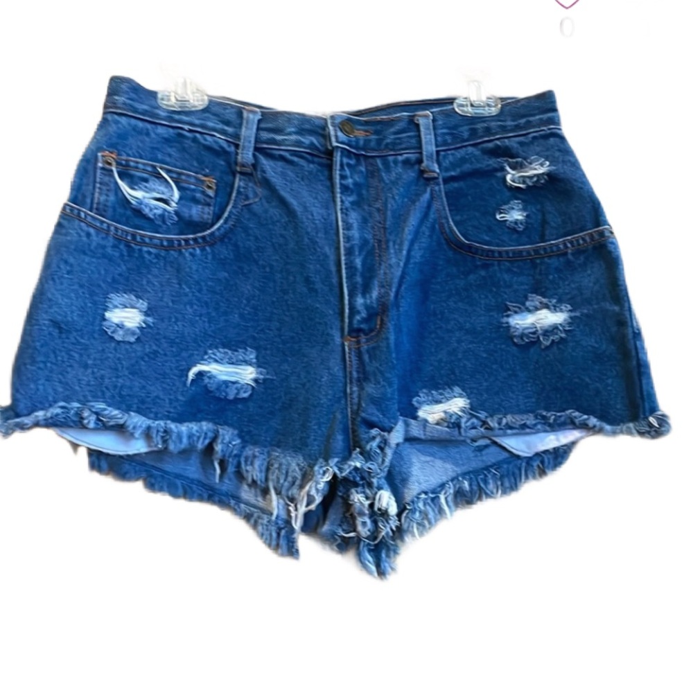 Cest toi cut off jean shorts size medium